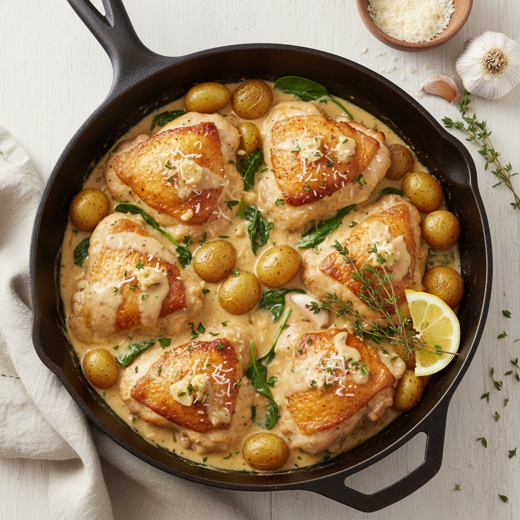 Feature image for yummy Weight Watchers Garlic Parmesan Chicken Recipe