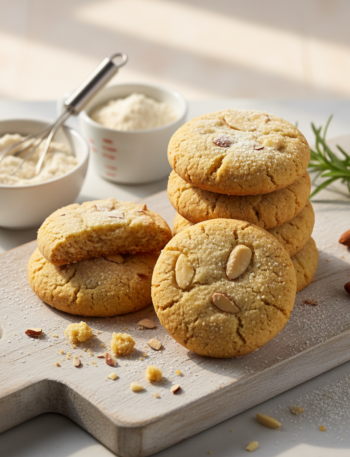 Feature image for yummy Keto & Low carb Almond Flour Cookies Recipe