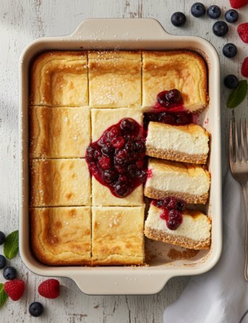 Feature image for yummy Keto & Low carb Cheesecake Bars Recipe