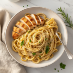 Feature image for yummy Keto & Low carb Chicken Alfredo Recipe