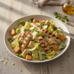 Feature image for yummy Keto & Low carb Chicken Caesar Salad Recipe