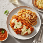 Feature image for yummy Keto & Low carb Chicken Parmesan Recipe