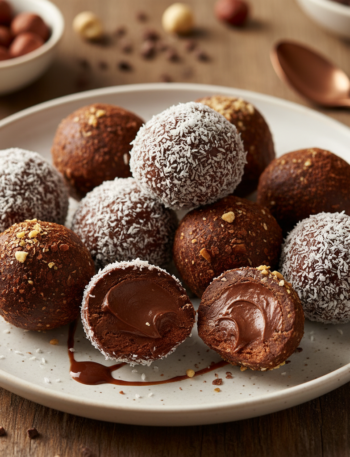 Feature image for yummy Keto & Low carb Chocolate Fat Bombs Recipe