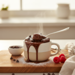 Feature image for yummy Keto & Low carb Chocolate Mug Cake Recipe