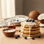 Feature image for yummy Keto & Low carb Coconut Flour Pancakes Recipe
