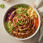 Feature image for yummy Keto & Low carb Egg Roll in a Bowl Recipe