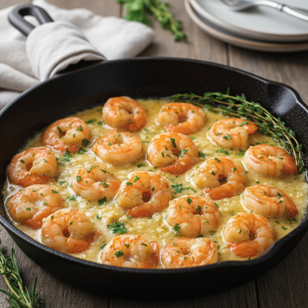 Keto Garlic Butter Shrimp