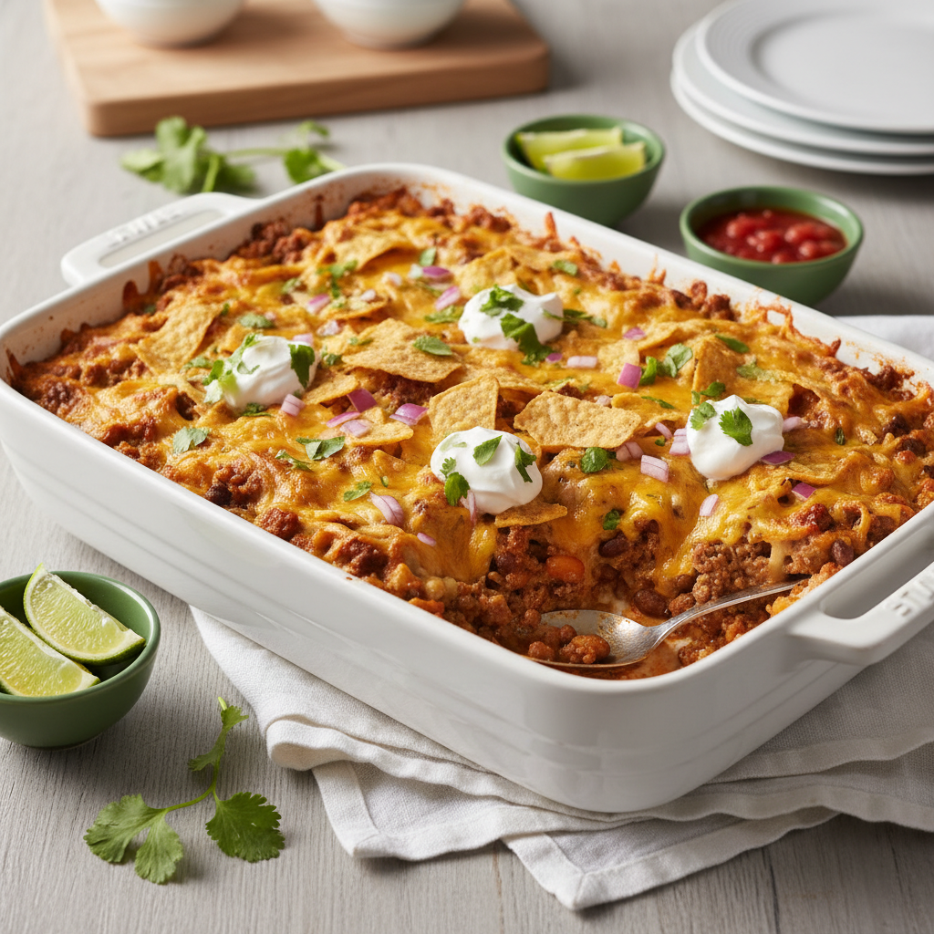 Keto & Low Carb Taco Casserole