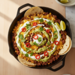Feature image for yummy Keto & Low carb Taco Skillet Recipe