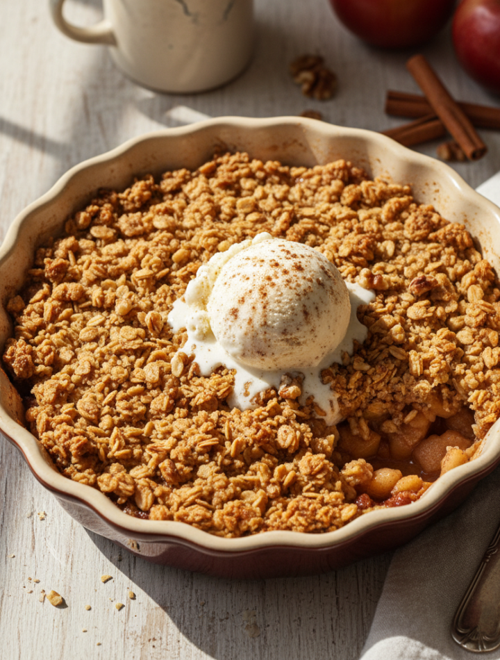 Feature image for yummy Weight Watchers Apple Crisp Recipe