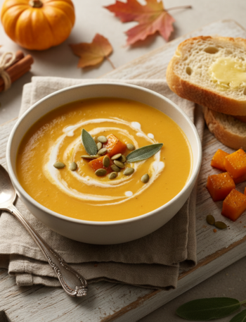 Feature image for yummy Weight Watchers Butternut Squash Soup Recipe