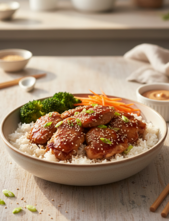 Feature image for yummy Weight Watchers Chicken Teriyaki Bowl Recipe
