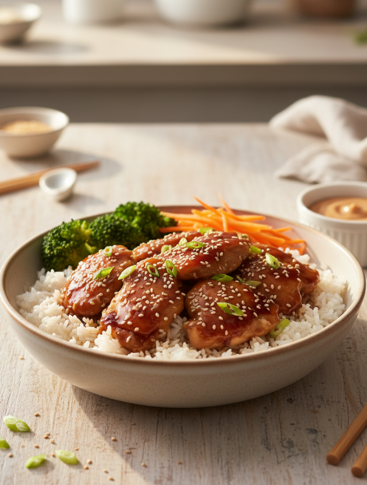 Feature image for yummy Weight Watchers Chicken Teriyaki Bowl Recipe