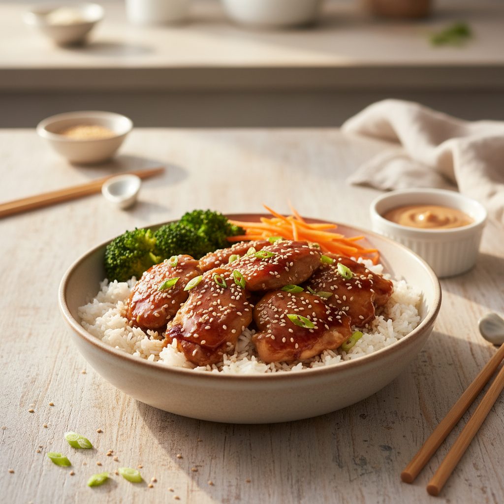 Weight Watchers Chicken Teriyaki Bowl