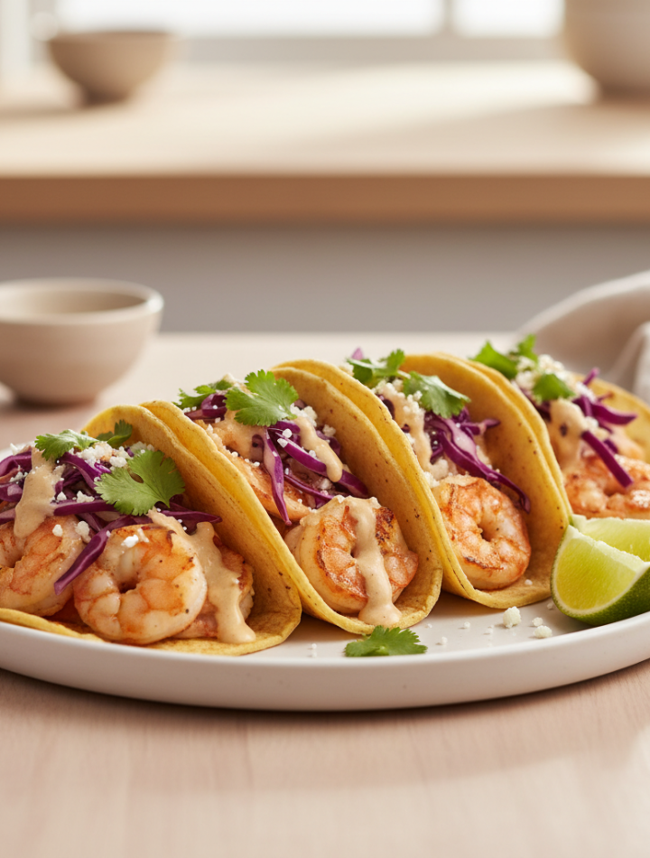 Feature image for yummy Weight Watchers Shrimp Tacos Recipe