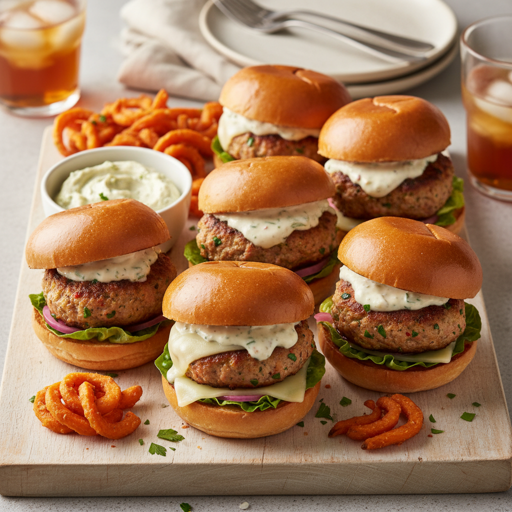 Weight Watchers Turkey Burger Sliders