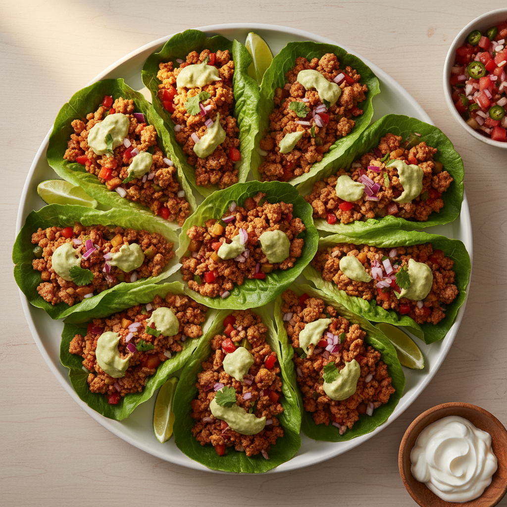 Weight Watchers Turkey Taco Lettuce Wraps