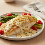 Feature image for yummy Keto & Low carb Baked Haddock Recipe