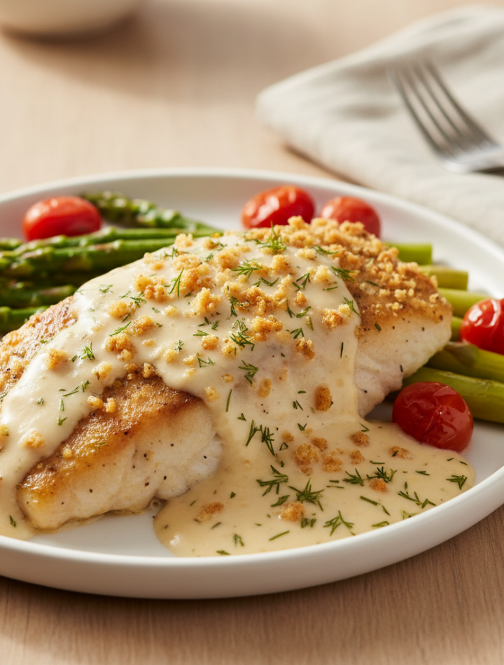 Feature image for yummy Keto & Low carb Baked Haddock Recipe