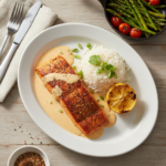 Feature image for yummy Keto & Low carb Cajun Salmon Recipe