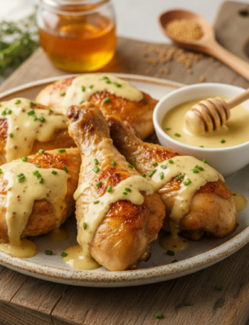 Feature image for yummy Keto & Low carb Honey Mustard Chicken Recipe