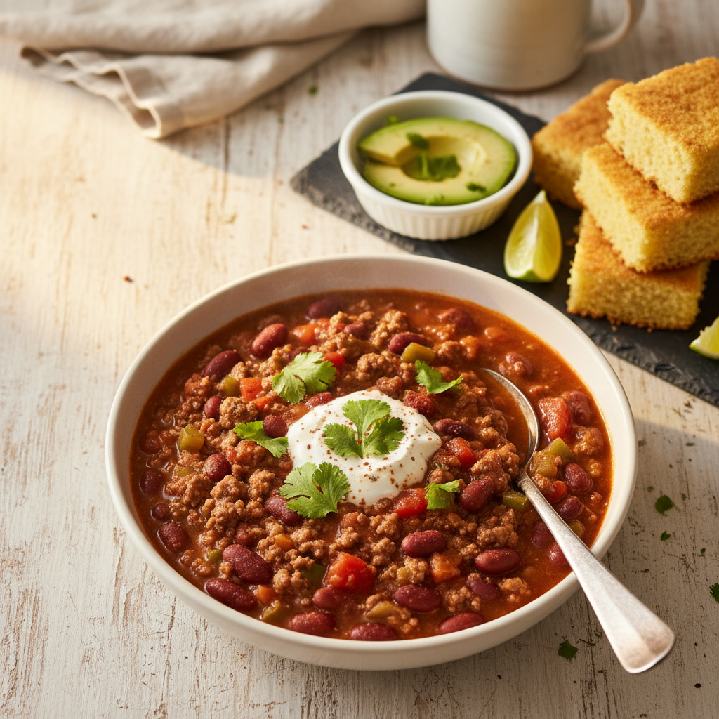 Keto & Low-Carb Lean Beef Chili