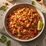 Feature image for yummy Keto & Low carb Spanish Rice Recipe
