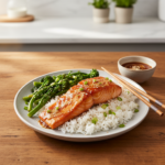 Feature image for yummy Keto & Low carb Teriyaki Salmon Recipe