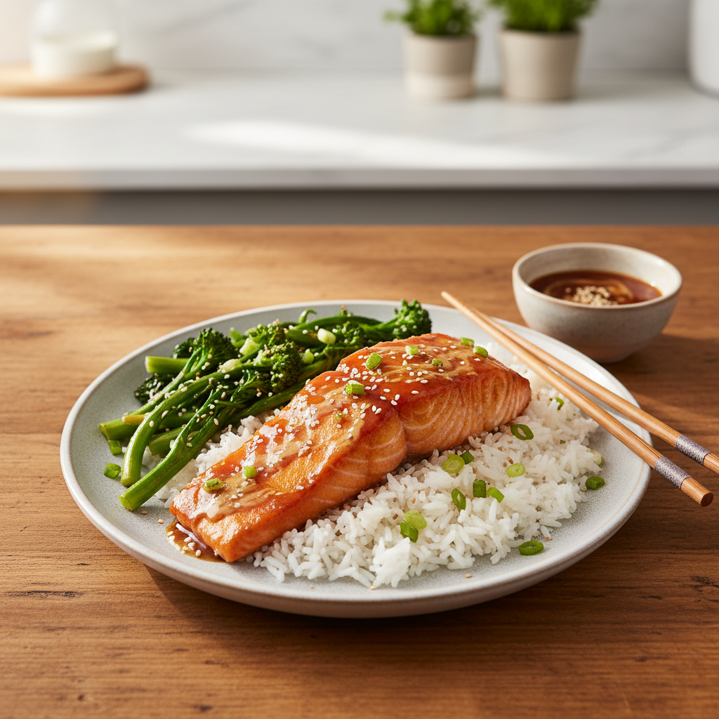 Keto & Low-Carb Teriyaki Salmon