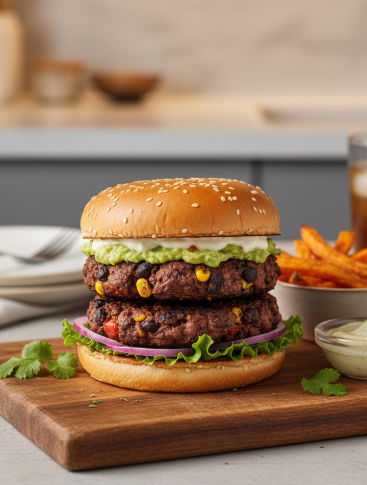 Feature image for yummy Weight Watchers Black Bean Burgers Recipe