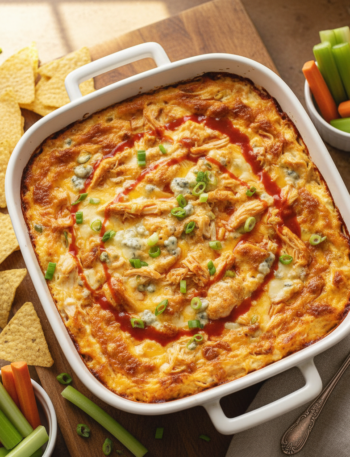 Feature image for yummy Weight Watchers Buffalo Chicken Dip Recipe