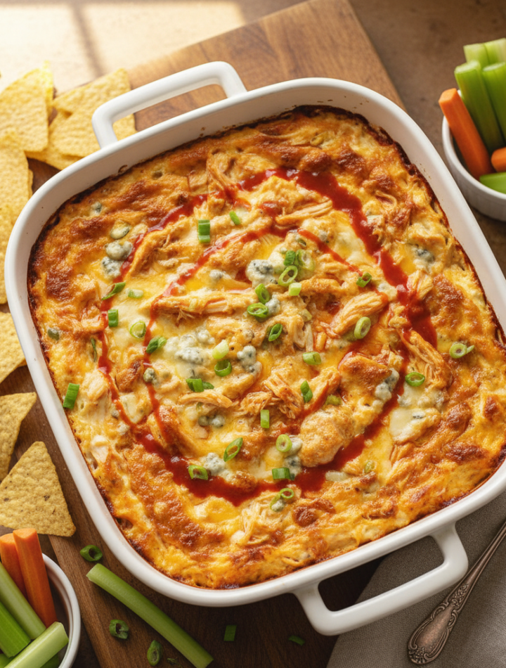 Feature image for yummy Weight Watchers Buffalo Chicken Dip Recipe
