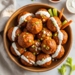 Feature image for yummy Weight Watchers Buffalo Chicken Meatballs Recipe