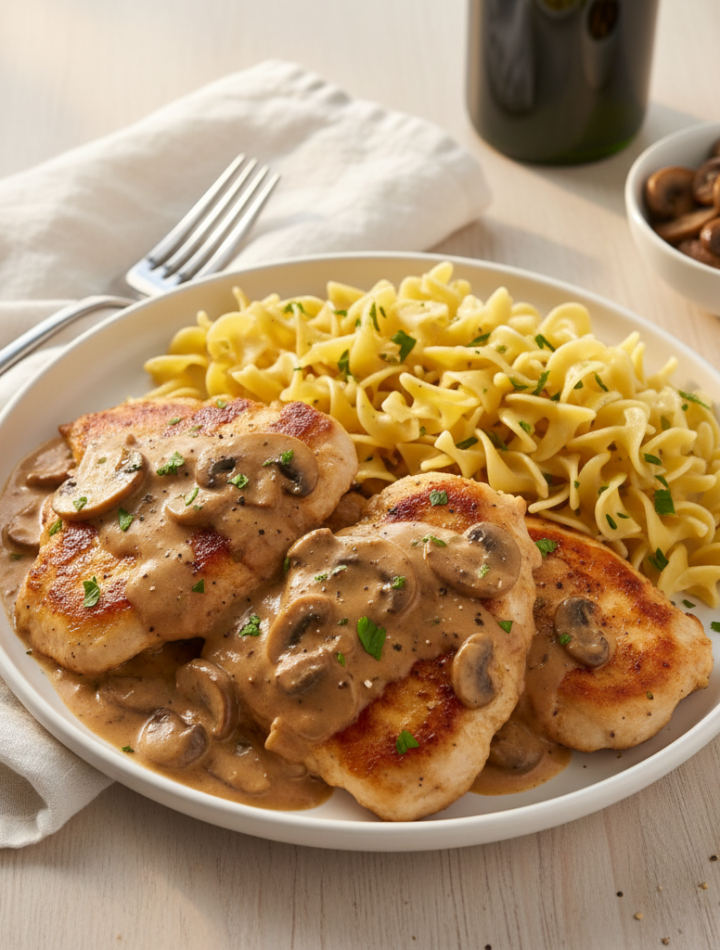 Feature image for yummy Weight Watchers Chicken Marsala Recipe