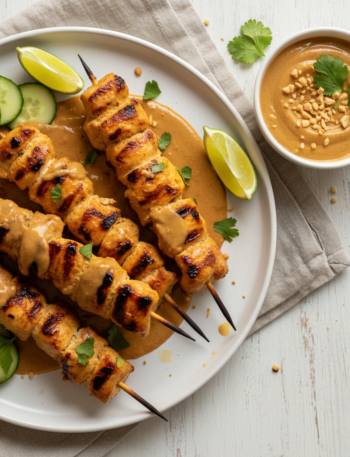 Feature image for yummy Weight Watchers Chicken Satay Recipe