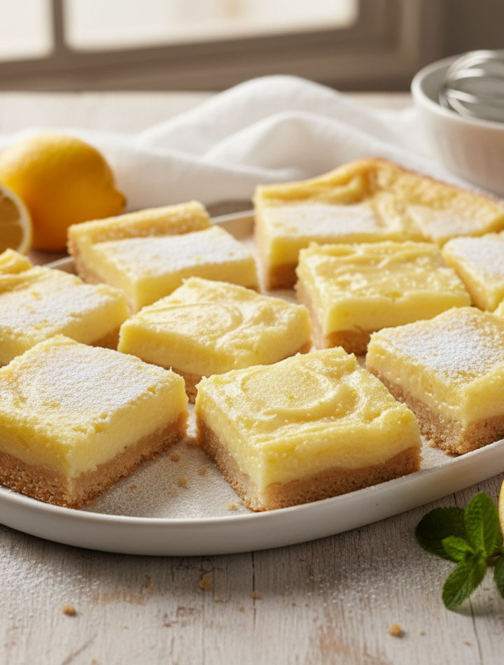 Feature image for yummy Weight Watchers Lemon Bars Recipe
