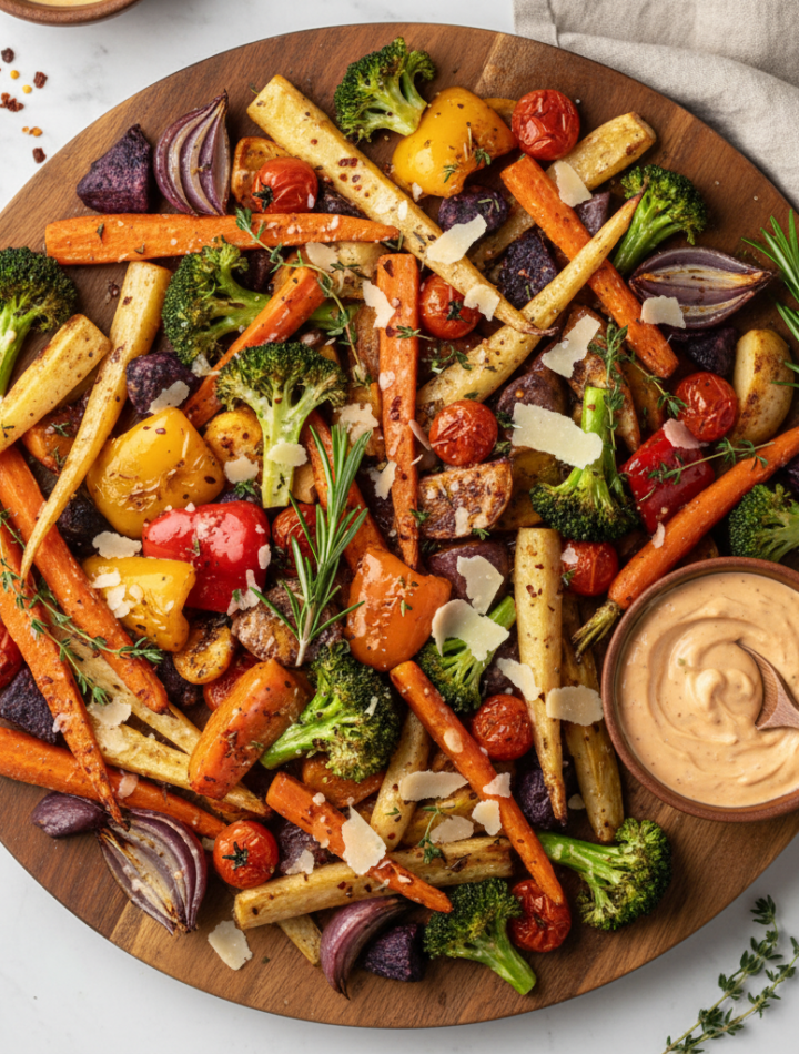 Feature image for yummy Weight Watchers Roasted Vegetable Medley Recipe