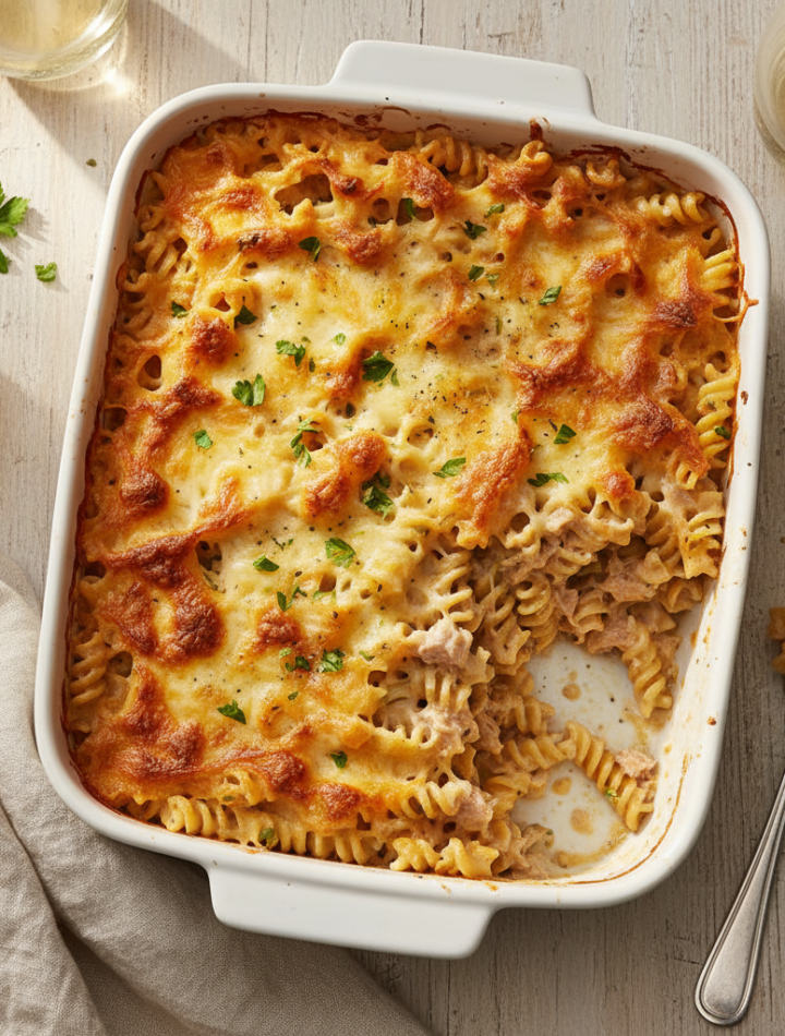 Feature image for yummy Weight Watchers Tuna Pasta Bake Recipe
