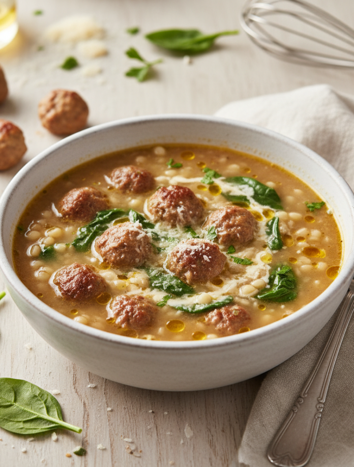 Feature image for yummy Weight Watchers Italian Wedding Soup Recipe