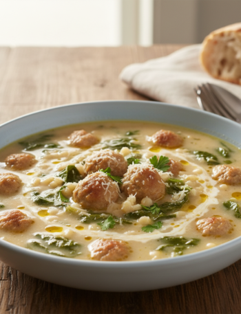 Feature image for yummy Weight Watchers Italian Wedding Soup Recipe