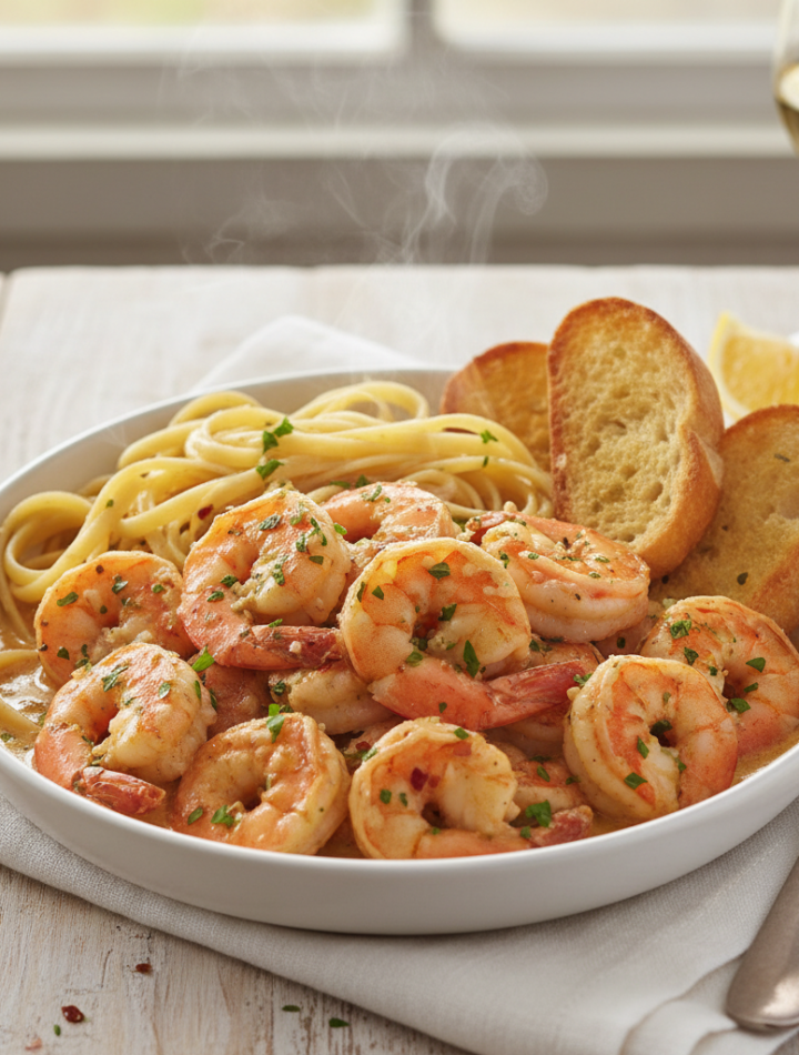Feature image for yummy Weight Watchers Shrimp Scampi Recipe