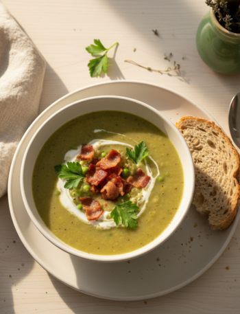 Feature image for yummy Weight Watchers Split Pea Soup Recipe