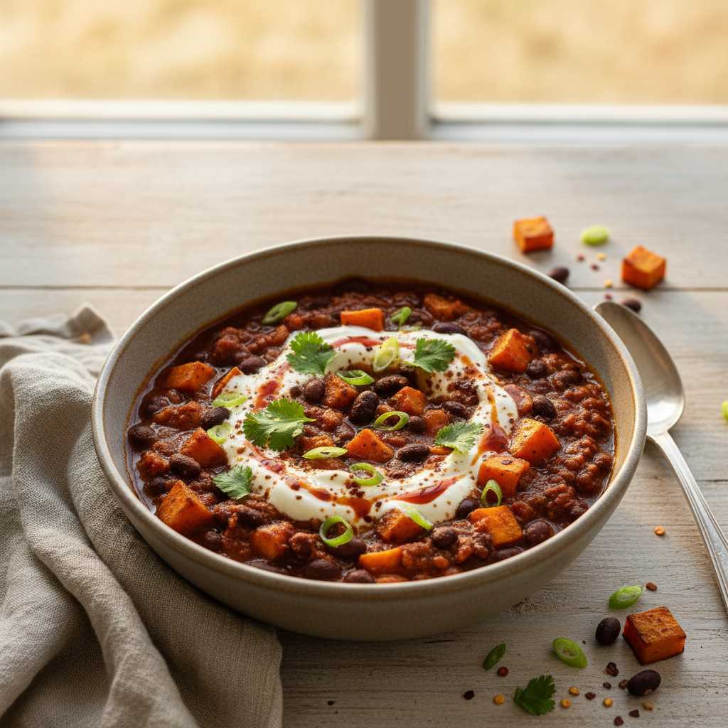 Weight Watchers Sweet Potato Black Bean Chili